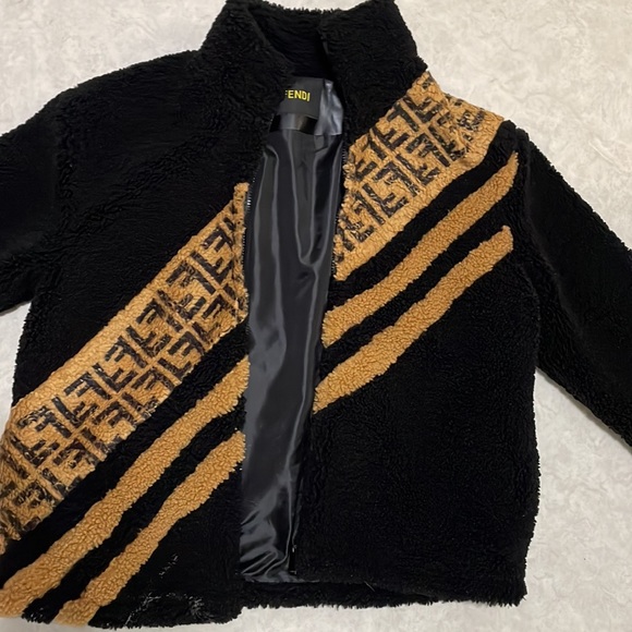 Fendi Black Sheepskin Jacket - Picture 6 of 11